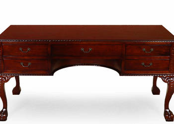 Nowe stylowe biurko Chippendale rzeźbione 173 cm 59017 na sprzedaż  Września