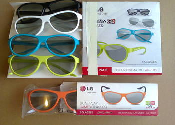 Używany, Okulary 3D  AG-F315   AG-F310DP na sprzedaż  Ruda Śląska