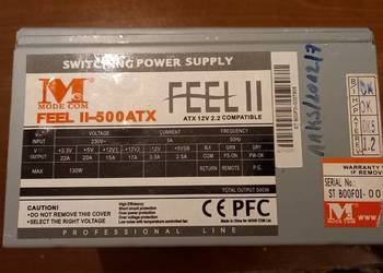 Zasilacz 500W Mode com FEEL II-500 ATX na sprzedaż  Gdańsk