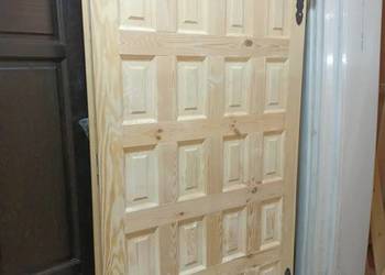 garazowe drzwi wrota garaz  sosnowe drewniane na sprzedaż  Wieliczka