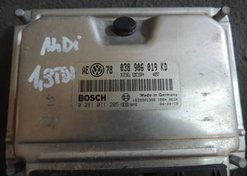 KOMPUTER VW PASSAT B5 FL 038906019KD 0281011205, używany na sprzedaż  Nowy Sącz