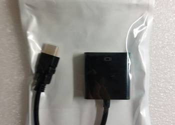 Adapter HDMI = VGA D-SUB przejściówka FHD rozdzielczość na sprzedaż  Tarnów