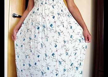 Piękna,przewiewna sukienka indyjska na Lato-r.M na sprzedaż  Konin