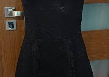 Czarna koronkowa sukienka Morgan S rock emo gothic lolita na sprzedaż  Krosno