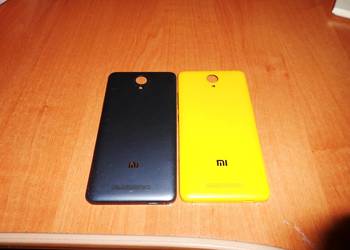2x Klapka tył tylna Xiaomi Redmi Note 2, używany na sprzedaż  Niegowonice