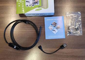 Endoskop, kamera inspekcyjna IP 67, 5.5mm Android, PC, USB,, używany na sprzedaż  Sosnowiec