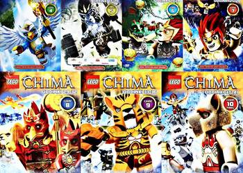 LEGO CHIMA  CZĘŚĆ  4 - 10  ODCINKI 13 - 41 ( 7 DVD ) na sprzedaż  Kalisz