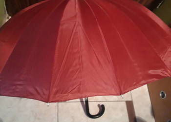 parasol długi z 16-drutami, kolor bordowy na sprzedaż  Warszawa