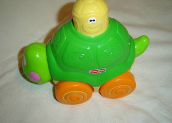 Używany, Odjazdowy żółw Fisher Price do raczkowania interaktywny na sprzedaż  Nowy Sącz