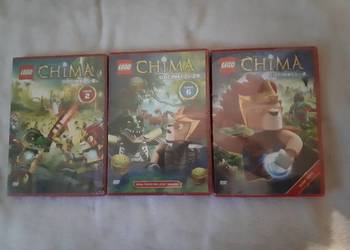 Używany, Lego Chima część 1,2 i 6 DVD na sprzedaż  Pruszków