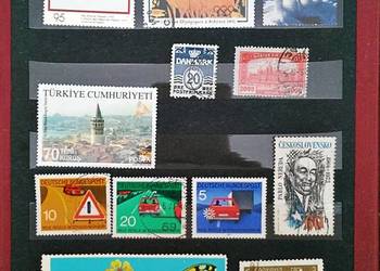 Używany, Stare znaczki znaczek pocztowe zagraniczne kolekcja klaser na sprzedaż  Kraków