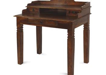 drewniane indyjskie małe biurko z nadstawką akacja 90339 na sprzedaż  Limanowa