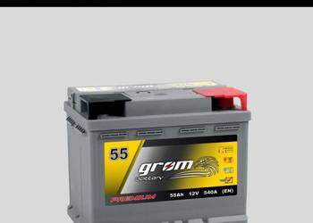 Używany, Akumulator GROM Premium 55Ah 510A na sprzedaż  Biała Podlaska