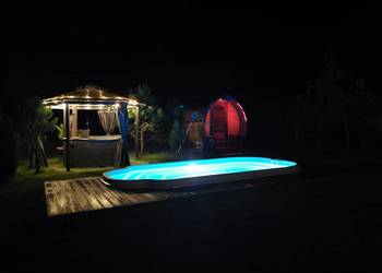 Używany, Dom na Mazurach WrzoSPA  - basen, sauna, jacuzzi, plaża na sprzedaż  Ełk