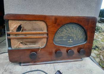 Używany, Stare radio lampowe radioodbiornik Ostfold 146 lata 40te na sprzedaż  Tczew