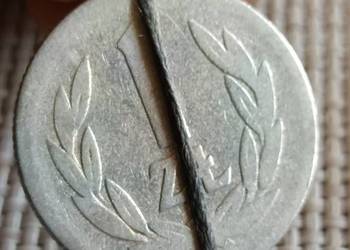 1 zloty 1957 rok sprzedam lekka skretka na sprzedaż  Chełm