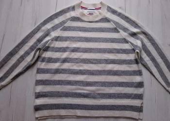 Używany, Damski sweter Tommy Hilfiger paski rozmiar M wysyłka gratis na sprzedaż  Leszno