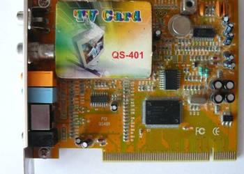 Używany, Karta Telewizyjna TV Card QS-401 PCI + Pilot na sprzedaż  Poznań