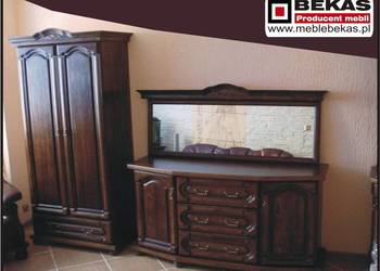 Stylowa Komoda 160` i Szafa 90` Orzech Wenge Ciemny Producent BEKAS na sprzedaż  Nowe Miasto Lubawskie