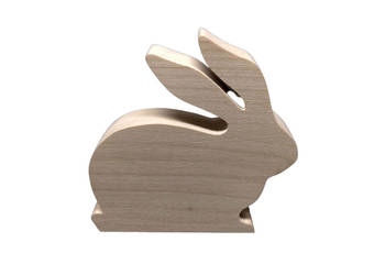 ZAJĄC WIELKANOCNY figurka drewniana królik 3D 10cm, używany na sprzedaż  Kielce