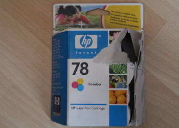 Oryginalny tusz HP 78 Tri-kolor 19ml po dacie na sprzedaż  Katowice