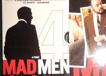 Mad Men season 4 ENGLISH, brak PL, 4x DVD, 2010 rok na sprzedaż  Rzeszów