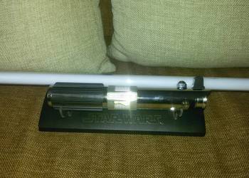 Miecz świetlny Star Wars Anakin Skywalker odłączane ostrze, używany na sprzedaż  Augustów
