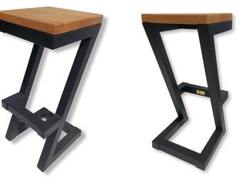 Hoker barowy krzesło barowe loft do kuchni solidny metal na sprzedaż  Nisko
