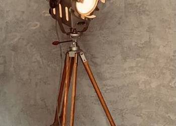 Lampa loft Vintage reflektor teatralny filmowy PRL 1963r na sprzedaż  Warszawa