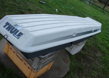 Thule 250 BOX dachowy XL BDB KPL + na narty, używany na sprzedaż  Mielec