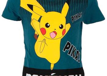 Koszulka Pokemon Pikachu T-shirt 100% Bawełna na sprzedaż  Mogilany