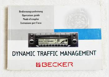 BECKER Książka Instrukcja obsługi Radio-nawigacji na sprzedaż  Żary