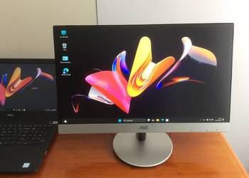 AOC 22'' FHD, HDMI / VGA / DP ,WEWNĘTRZNE GŁOŚNIKI na sprzedaż  Łódź
