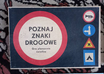 Retro gra z PRL Poznaj znaki drogowe, używany na sprzedaż  Tomaszów Lubelski