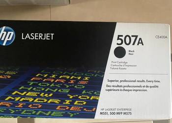 Używany, Toner 507A HP Color LaserJet  HP CE400A  Black na sprzedaż  Warszawa