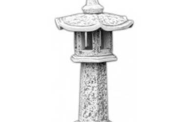 Używany, Figura ogrodowa betonowa LAMPA L4 pagoda na sprzedaż  Nysa