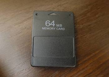 Używany, Karta Pamięci 64MB do PlayStation 2 Memory Card PS2 na sprzedaż  Łódź