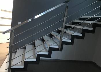 schody konstrukcje stalowe stal nierdzewna stal czarna, używany na sprzedaż  Łuków