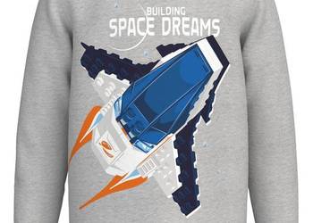 Używany, 122 LEGO T-shirt długi rękaw szary 7+ rakieta kosmos Space D na sprzedaż  Szczerbice