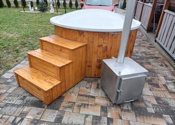 Balia ogrodowa z hydromasażem. Gorąca beczka. Jakuzzi., używany na sprzedaż  Wolbrom