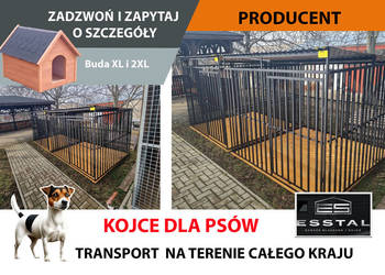Używany, B152 Kojec dla Psa 4x2 - Różne wymiary - Szybka Dostawa | KOJCE | - ESSTAL na sprzedaż  Ostrzeszów