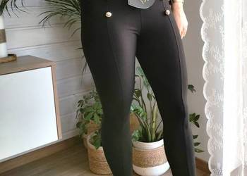 Eleganckie spodnie czarne cygaretki 40 na sprzedaż  Radom