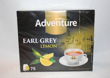 Adventure herbata czarna earl grey lemon cytrynowa 75t. z cytryną na sprzedaż  Stare Miasto
