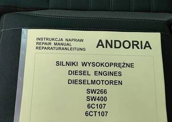 Instrukcja Napraw silnika Bizon SW 400 Andoria 266 TURBO na sprzedaż  Kępno