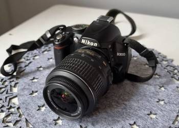 Używany, Nikon D3000 z 18-55VR na sprzedaż  Warszawa
