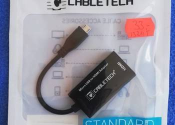 Adapter Micro USB-HDMII, używany na sprzedaż  Rzeszów