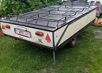 Używany, Sprzedam przyczepkę turystyczną, rozkładaną... Ala namiot. na sprzedaż  Podławki