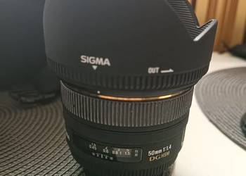 Obiektyw Sigma 50 mm F1.4 DG EX HSM do Nikona na sprzedaż  Libiąż