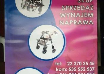 Balkoniki Chodziki Wózki Inwalidzkie Wypożyczalnia Warszawa na sprzedaż  Warszawa