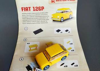 Używany, Klocki Cobi Legendarne Auta PRL-u Fiat 126p maluch 1:35 na sprzedaż  Przemyśl